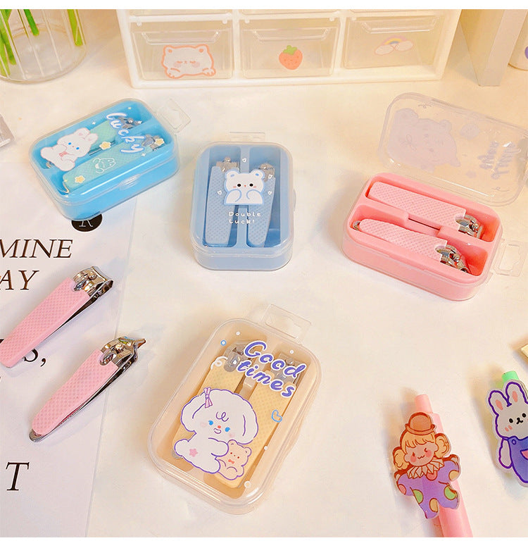 Cute Cartoon Nail Clippers Set