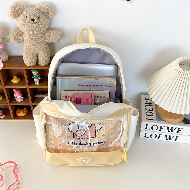 Cute Transparent PVC Backpack