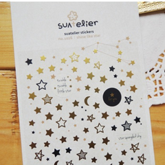 Star And Moon Journal Stickers