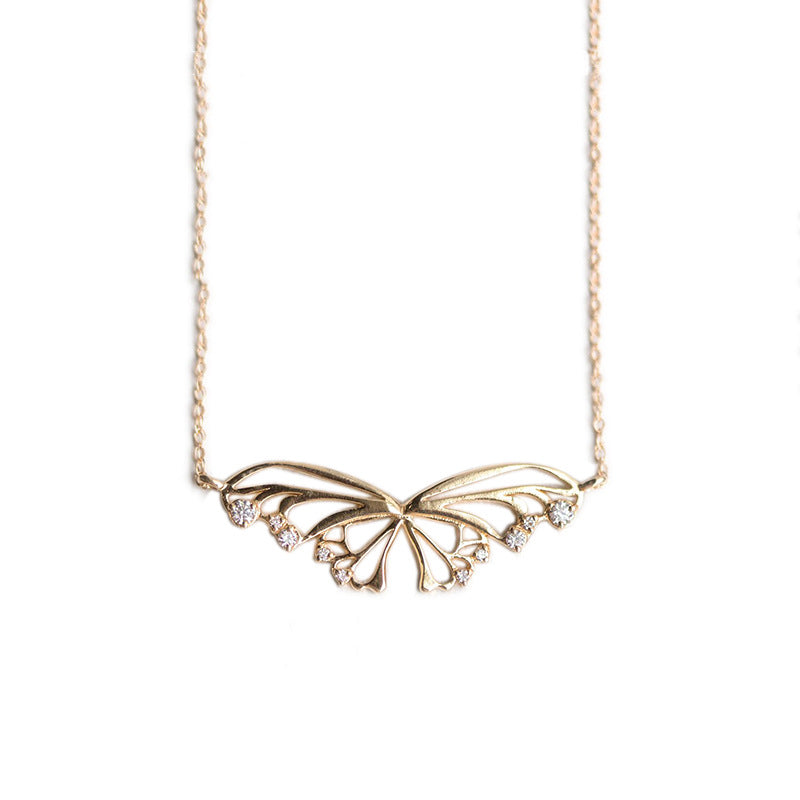 Butterfly Silver Necklace