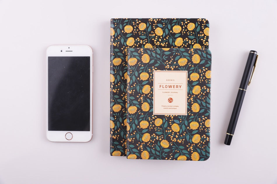 Cute Floral Notebook