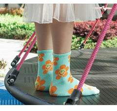 Cute Sun Flower Socks