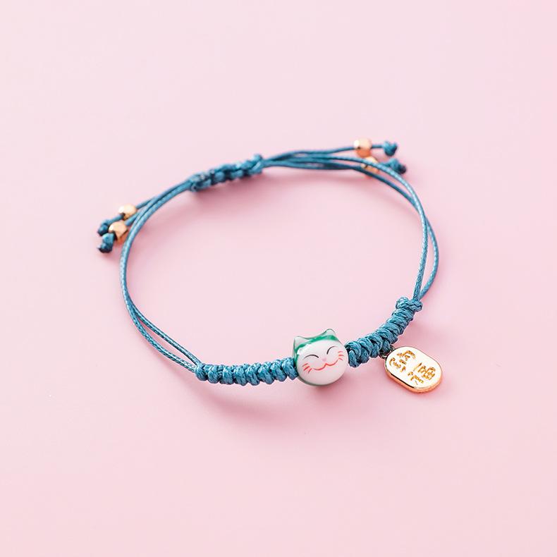 Cute Ceramic Cat Bracelet