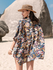 Bra, Cover-Up and Shorts Set