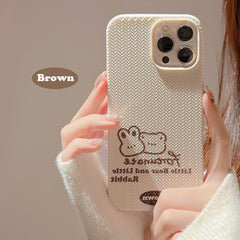 Cute Brown Rabbit Bear Phone Case