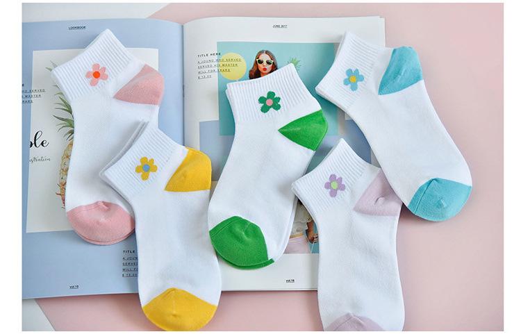 Flower Short Socks