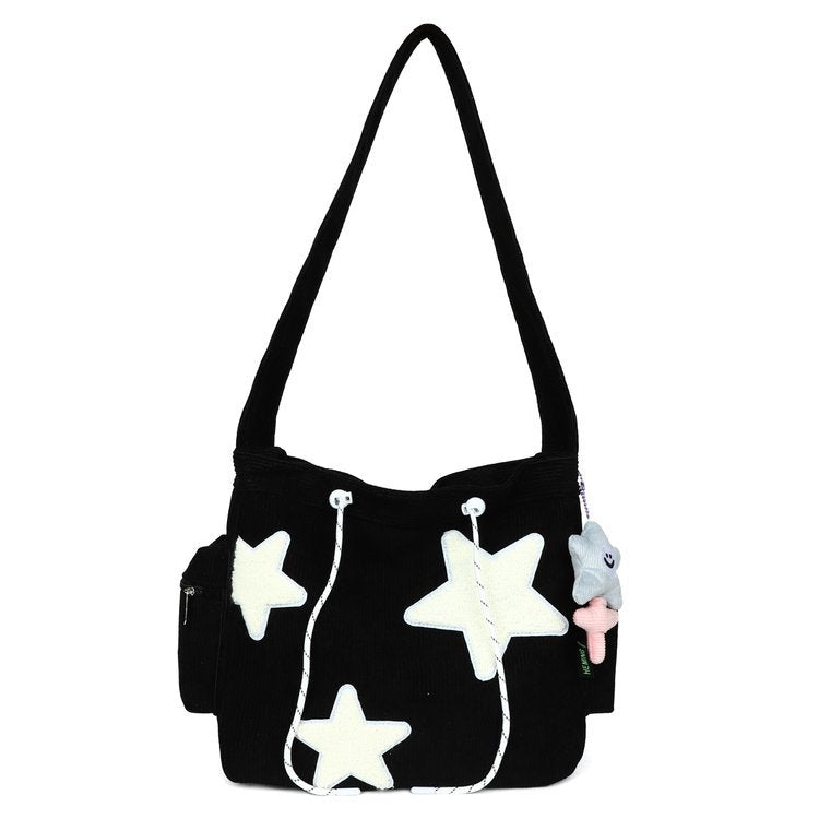 Cute Girly Pentagram Tote Bag