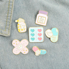 Cartoon Cute Mini Modelling Pins