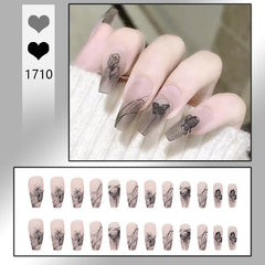 ã€?710】Wearable Nails Finished Manicure