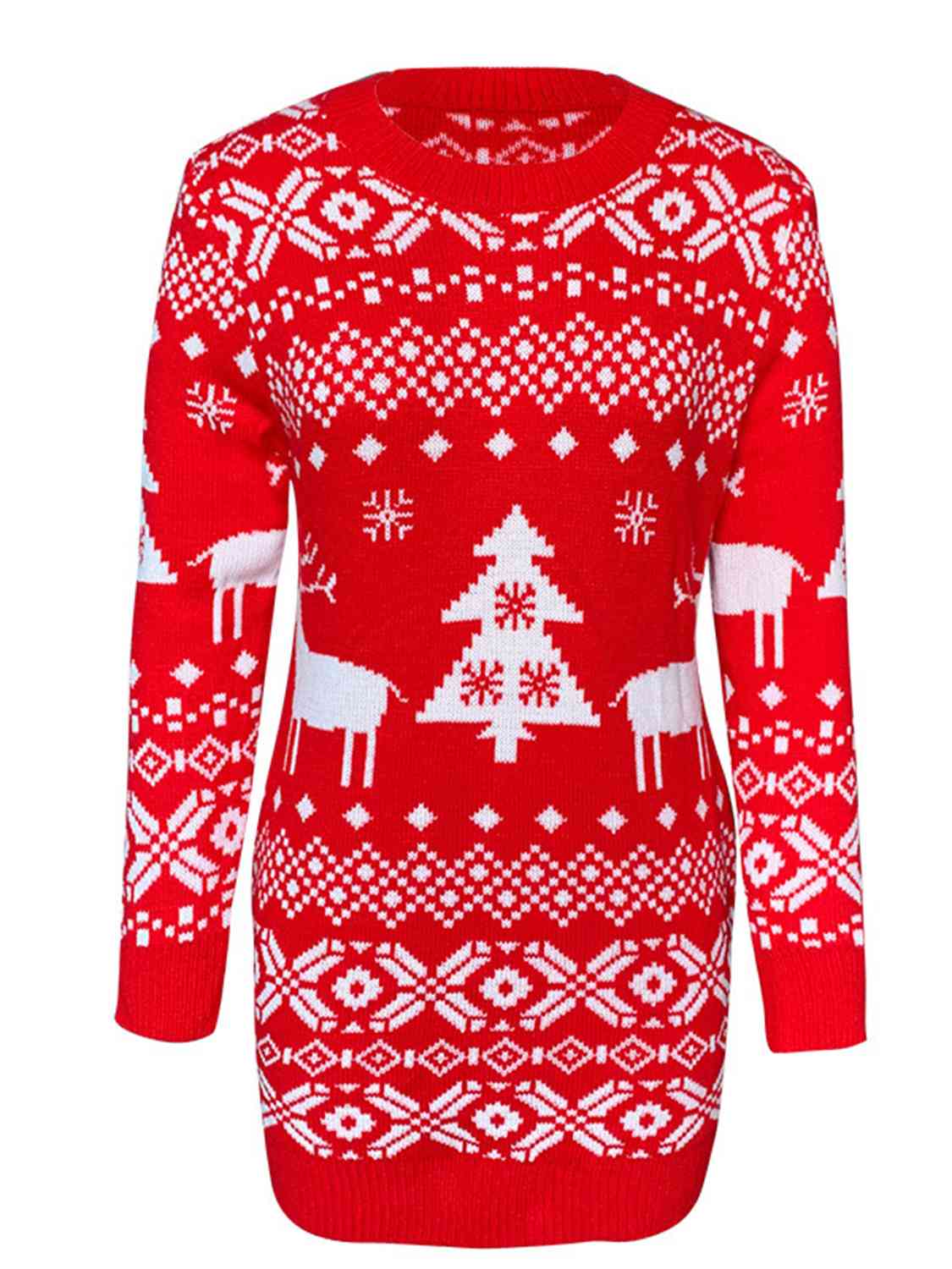 Christmas  Mini Sweater Dress