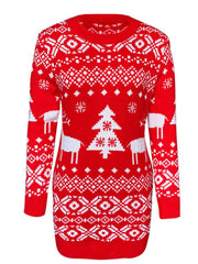 Christmas  Mini Sweater Dress