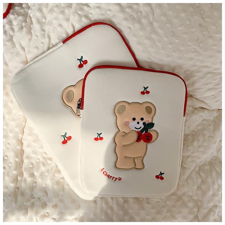 Cherry Bear Ipad Laptop Bag