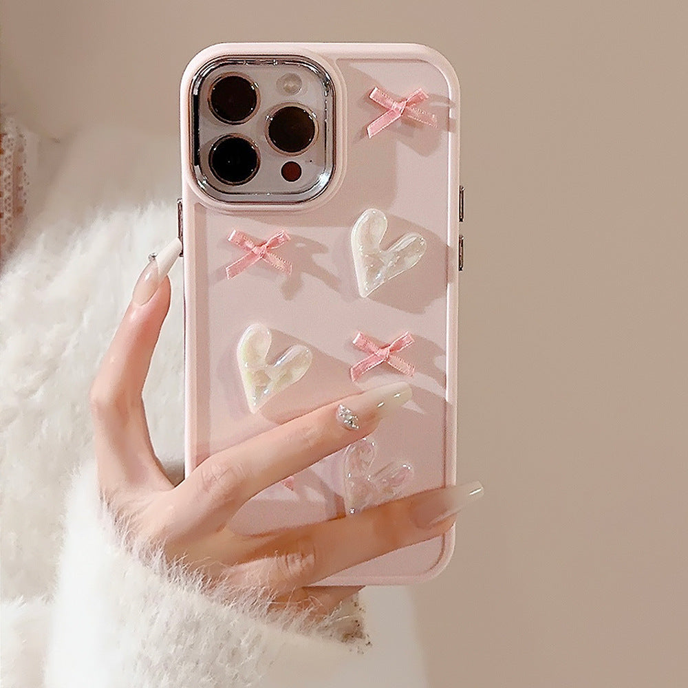 Pink Love Bow Phone Case