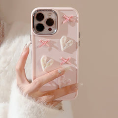 Pink Love Bow Phone Case