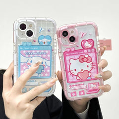 Cute Cartoon Luminous Border Phone Case