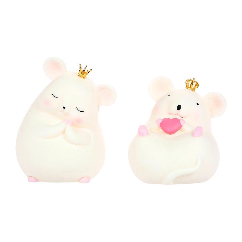 Little Fat Mouse Heart Piggy Bank