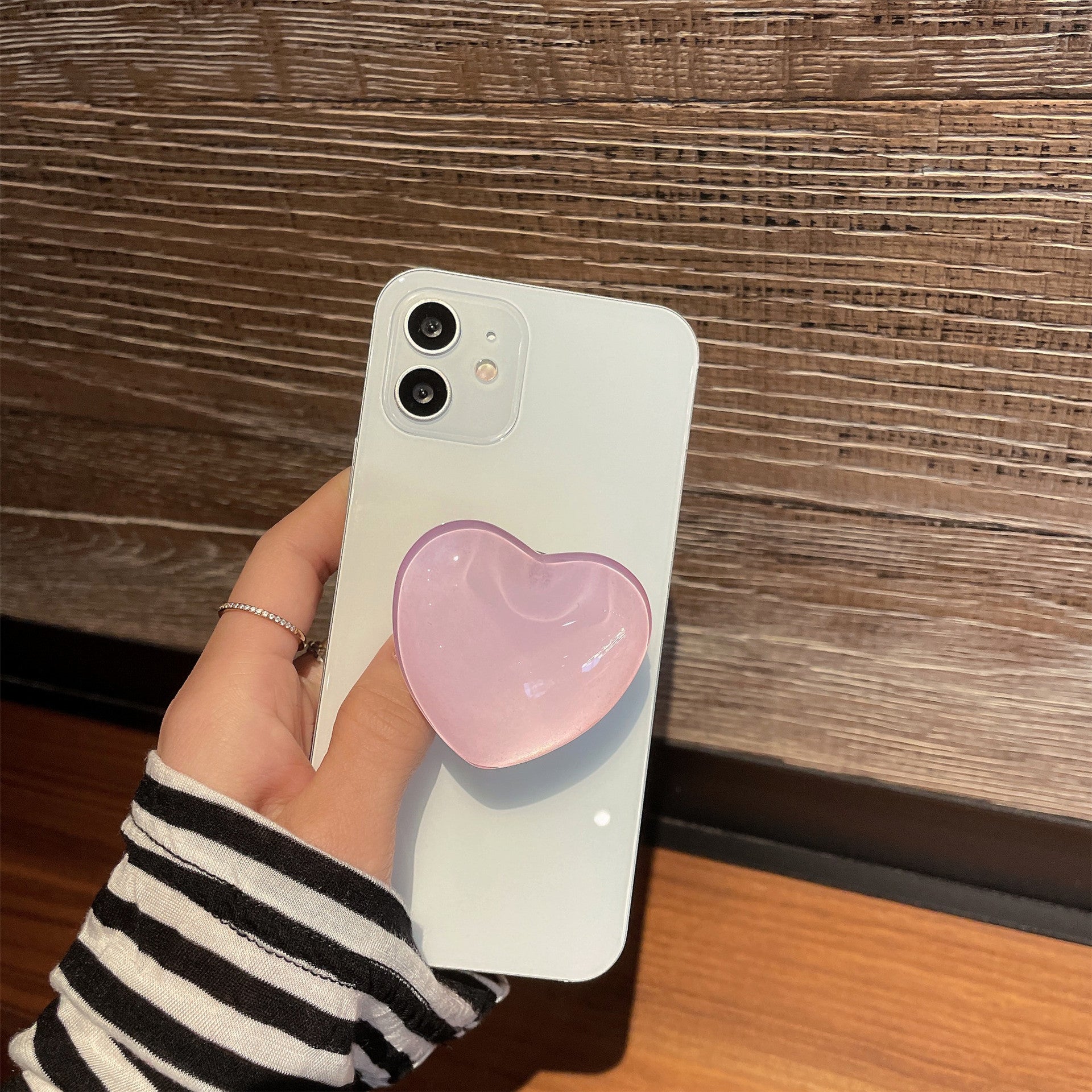 Heart Shaped Crystal Phone Holder