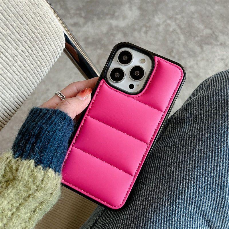 Down Jacket Cute Phone Cases For iPhone 14 13 Pro Max X XS Max XR 11 12 13 Pro Max