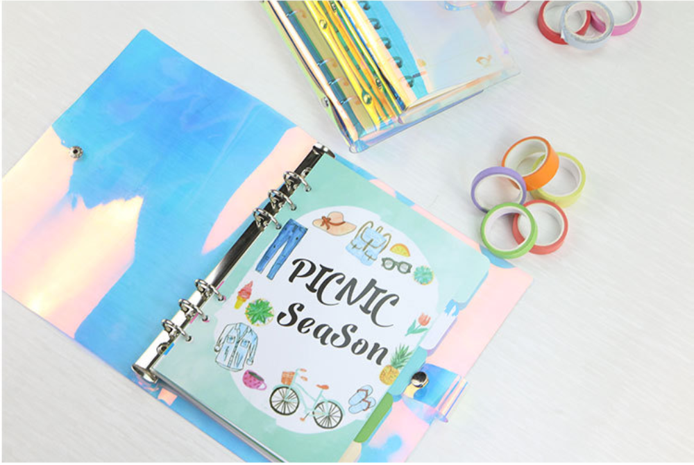 6 Ring Binder Colorful Cover