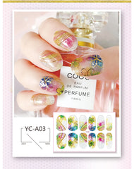 Gradient Constellation Nail Sticker