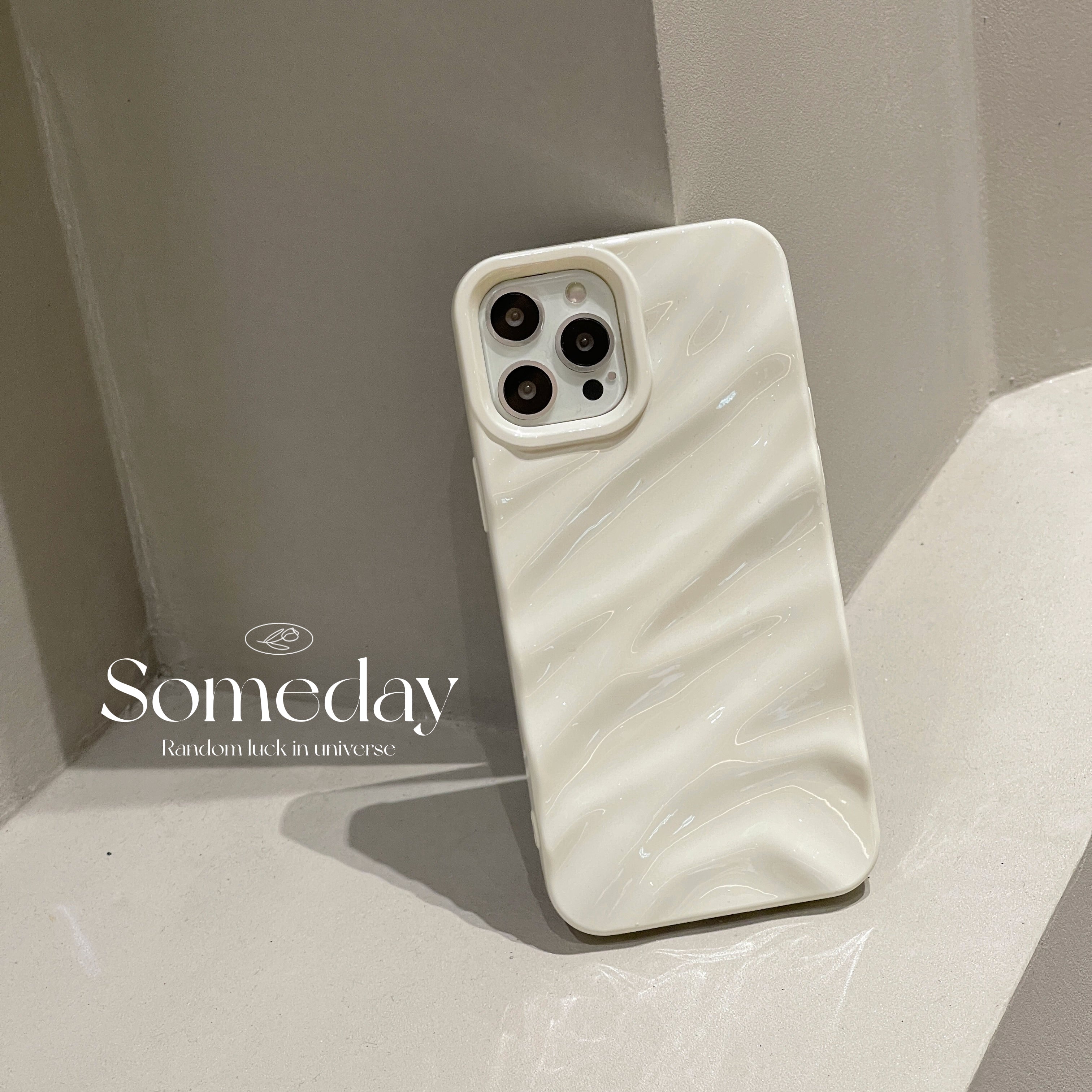 Simple Style Wave Pattern Phone Case