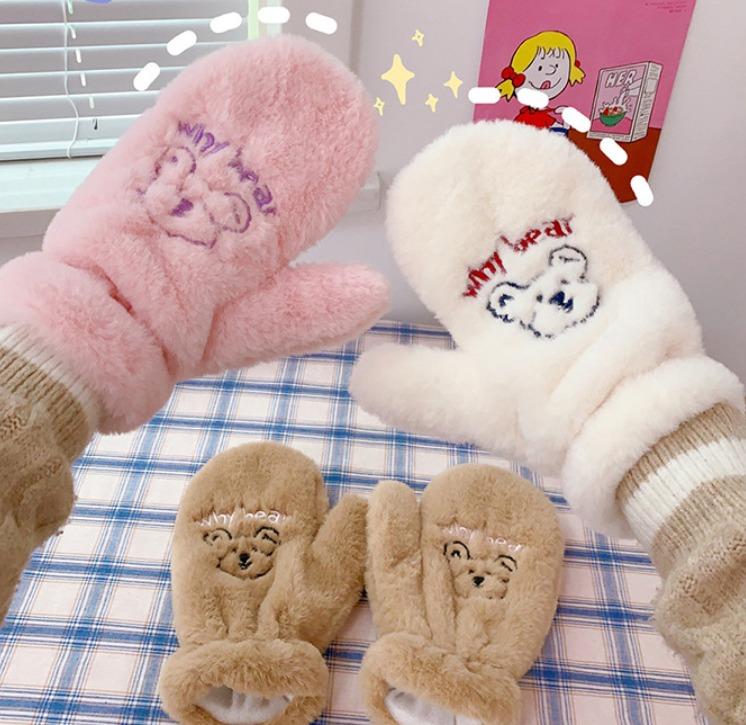 Kawaii Bear Cold Proof Gloves