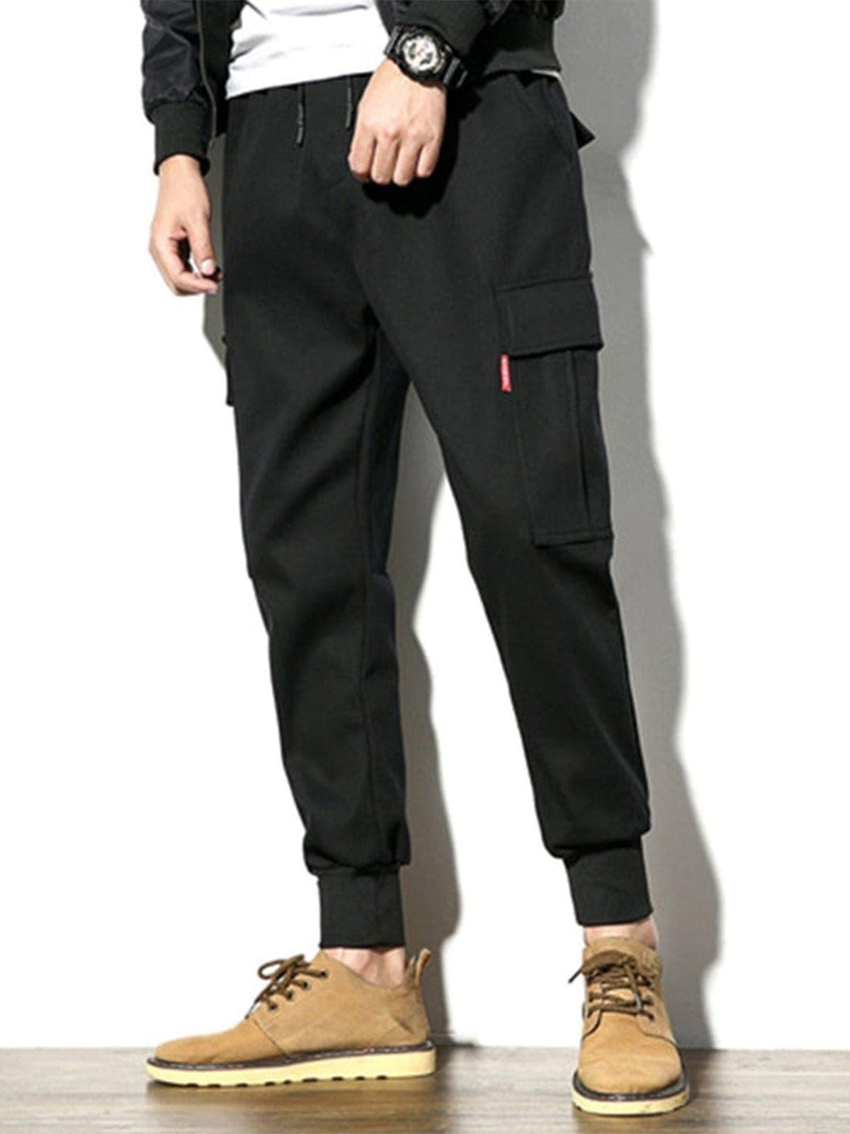 "Multi-pocket Beam Foot" Cargo Pants