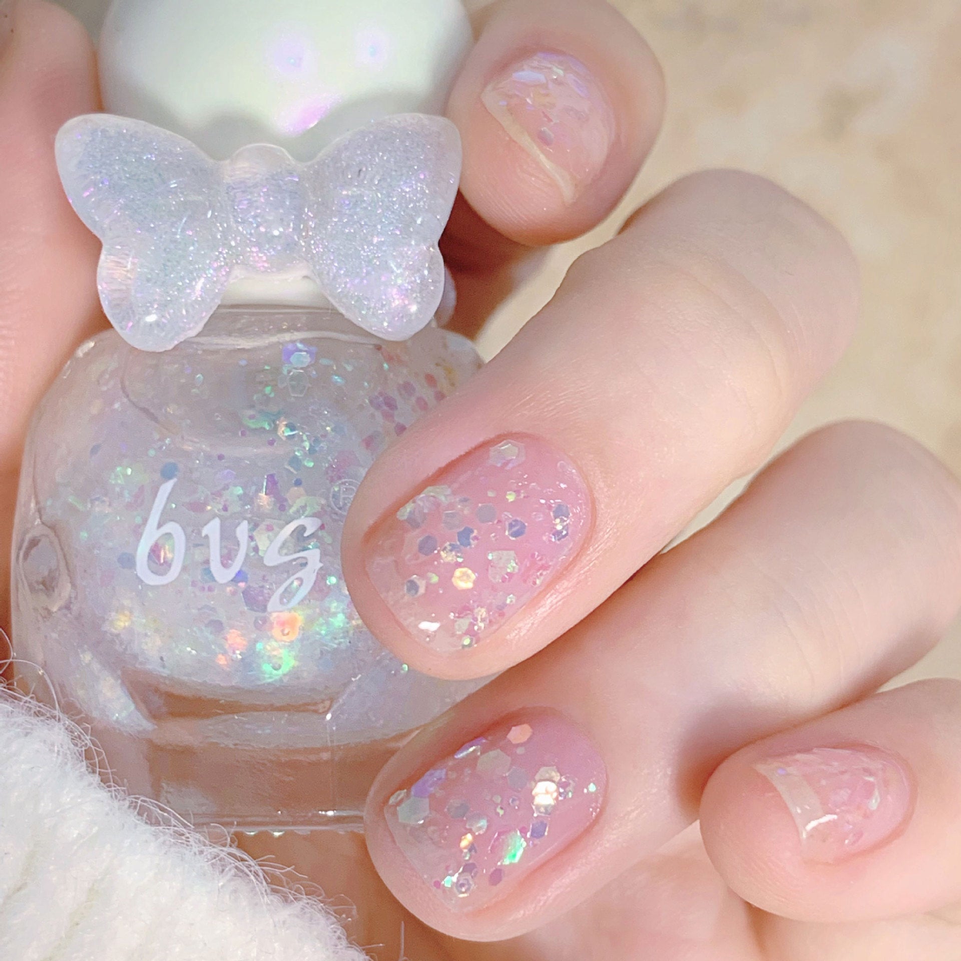 Kawaii Flower Nail Polish