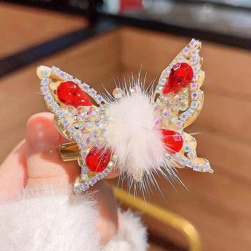 Flying Butterfly Hair Clip