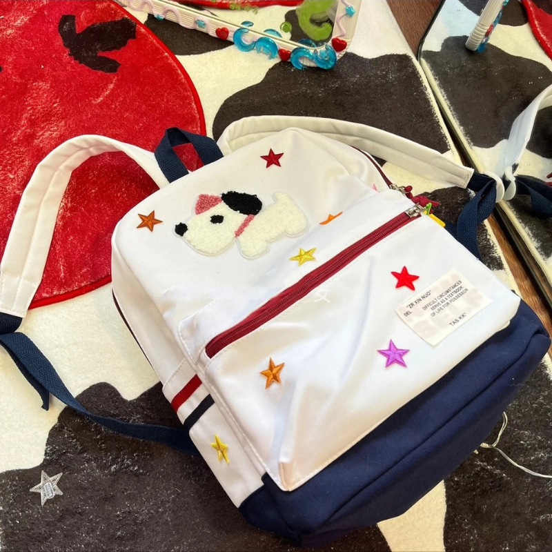 Kawaii Star Puppy Backpack