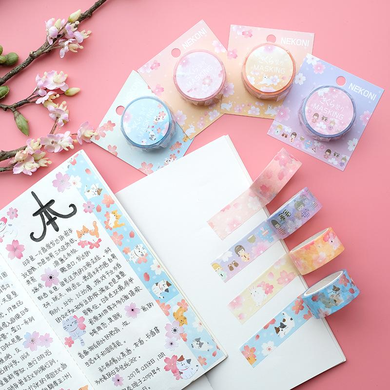 Beautiful Cherry Blossom Washi Tapes