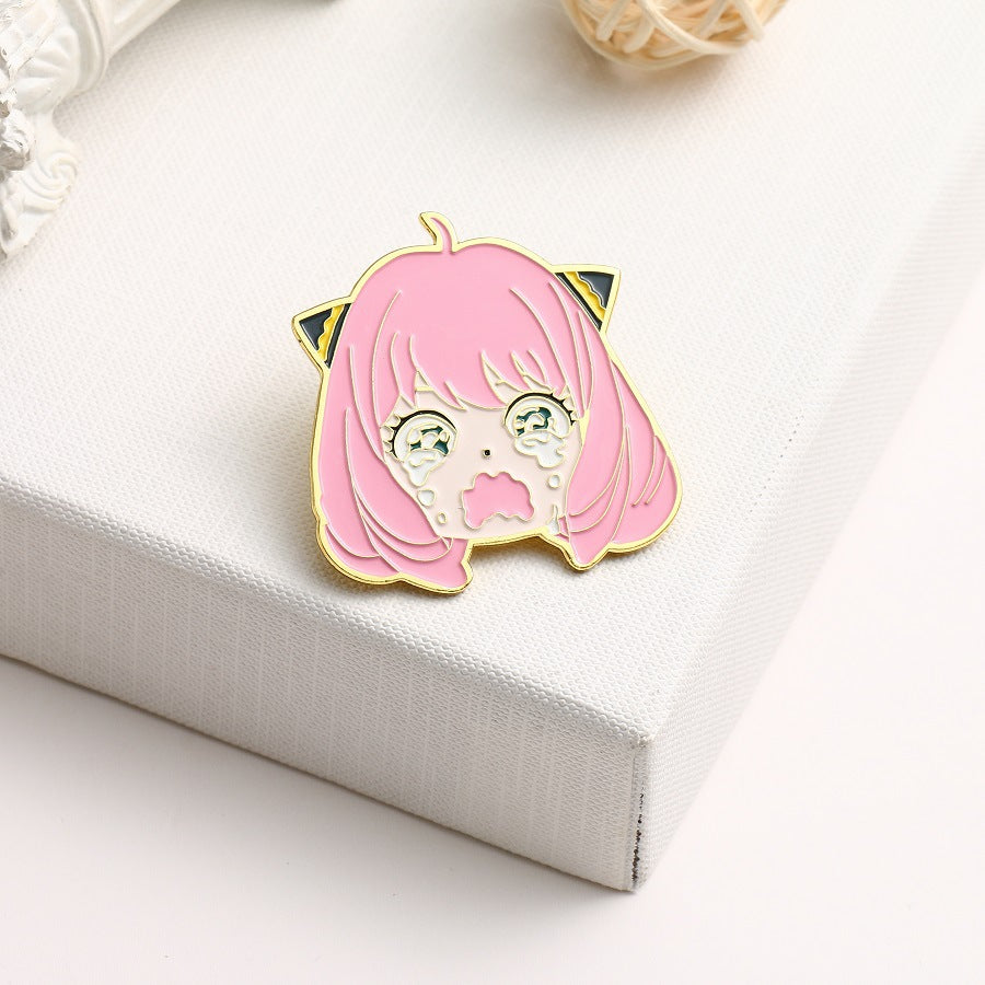 Cute Anime Alloy Pin