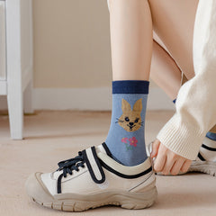 Cute Vintage Embroidered Socks