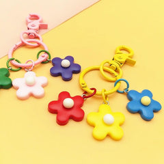 Cute Flower Colorful Keychain