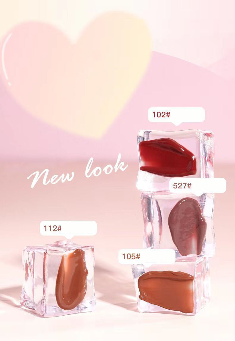 Mushroom Shape Mirror Water Luminous Lip Glaze