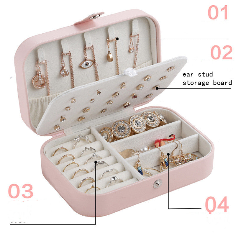 Double Layer Jewelry Storage Box