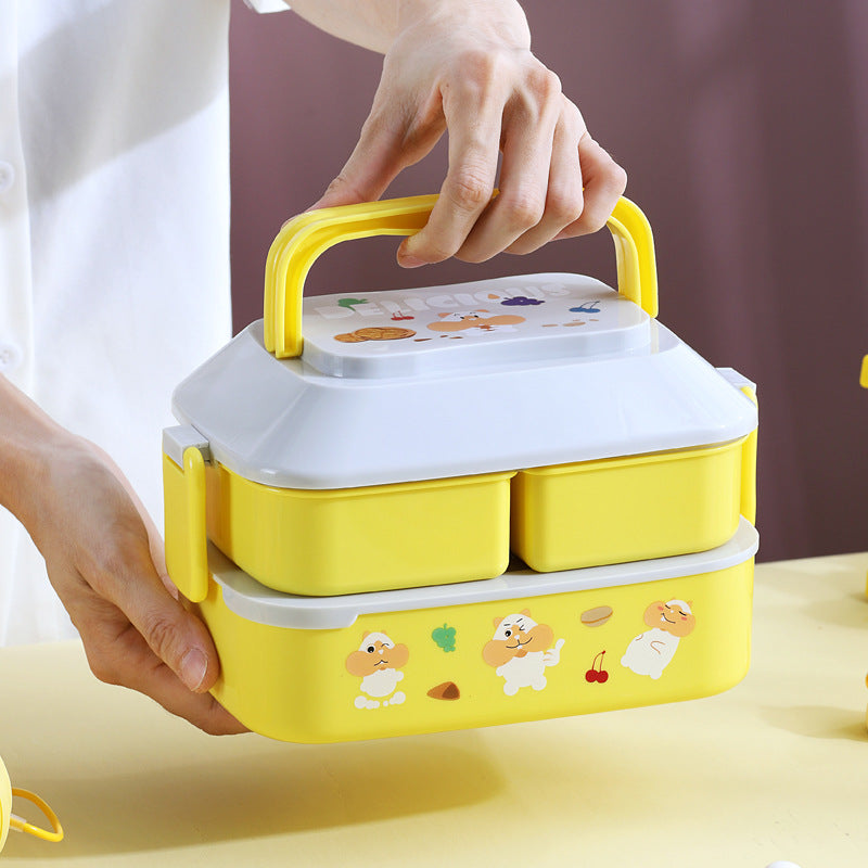 Creative Double Compartment Lunch Box