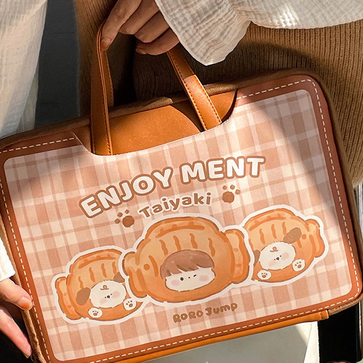 Roro Jump Dog TAIYAKI Laptop Bag