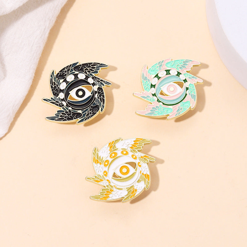 Kawaii Cartoon Eyes Pins