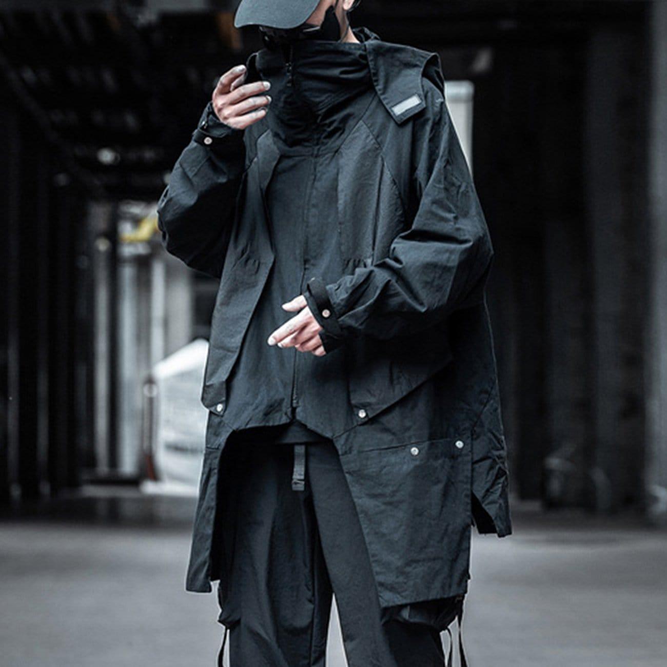 Dark Functional Patchwork Jacket