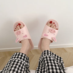 Cute Cartoon Piggy Slippers