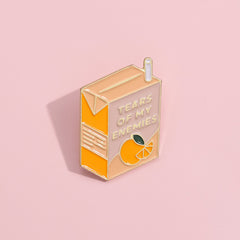 Cute Orange Style Pins