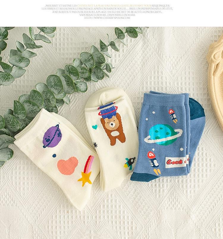 Cartoon Planet Anime Socks