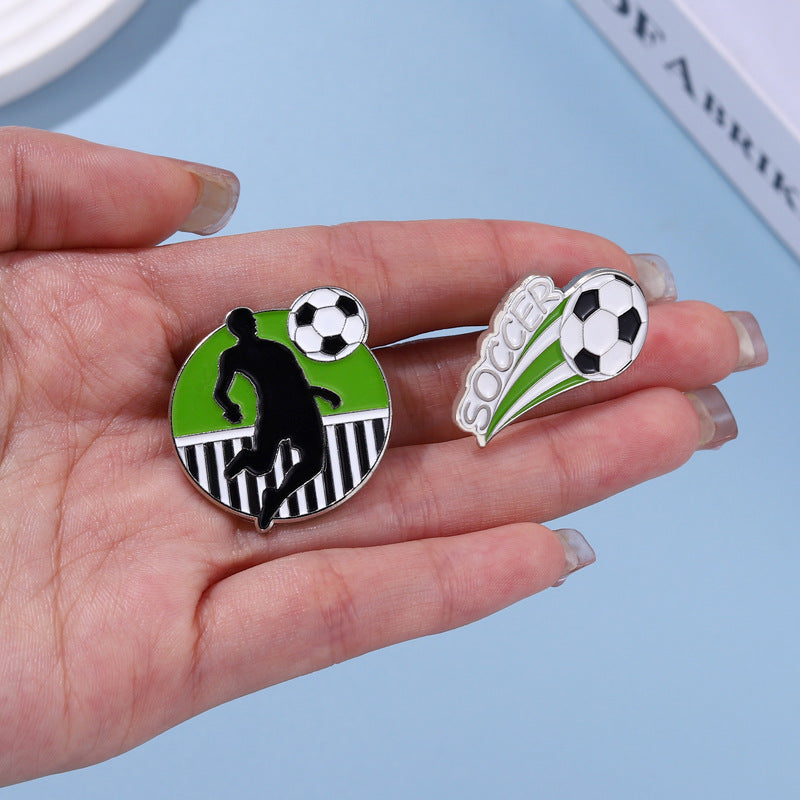 Creative Football Lovers Pins