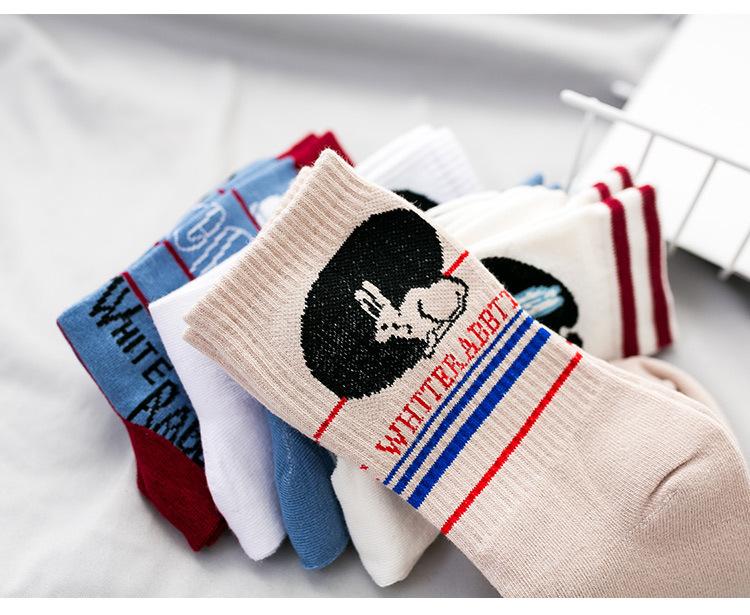 White Rabbit Cotton Socks