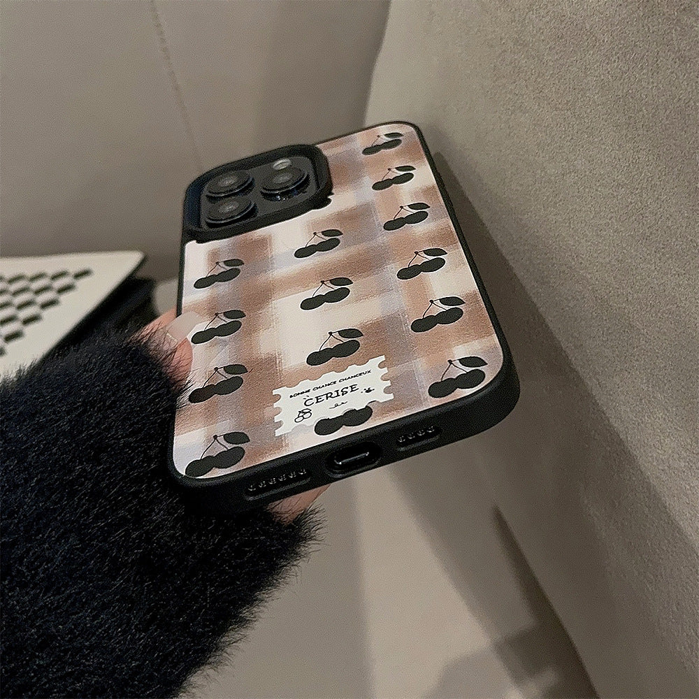 Plaid Cherry Phone Case