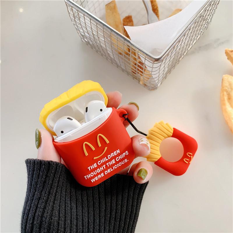 French Fries Burger Airpod Case