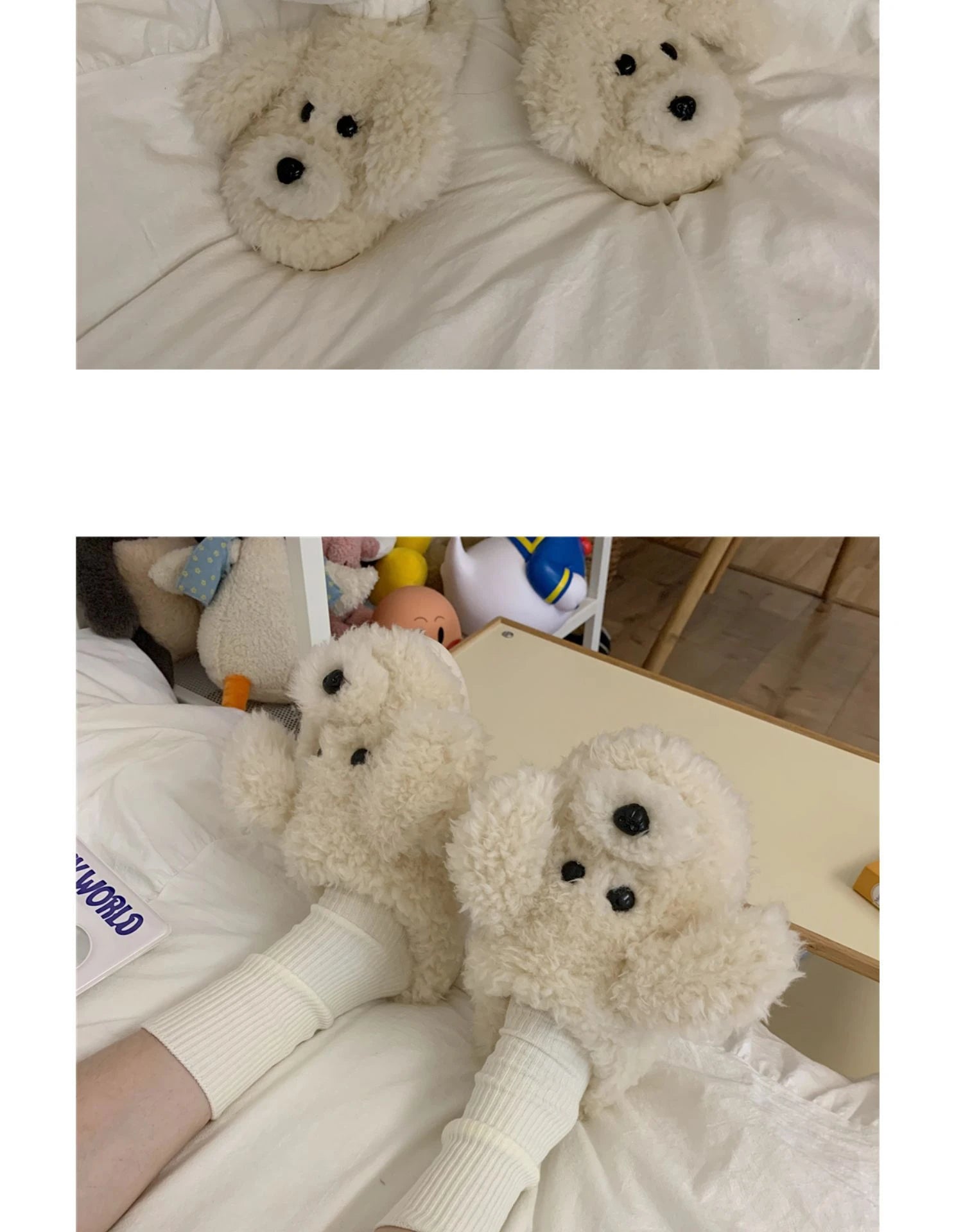 Cute Cartoon Plush Slippers