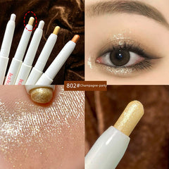 Colorful Glitter Eyeshadow Highlighter Silkworm Pen