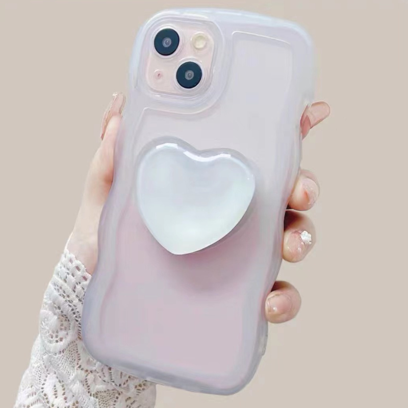 Heart Shaped Crystal Phone Holder